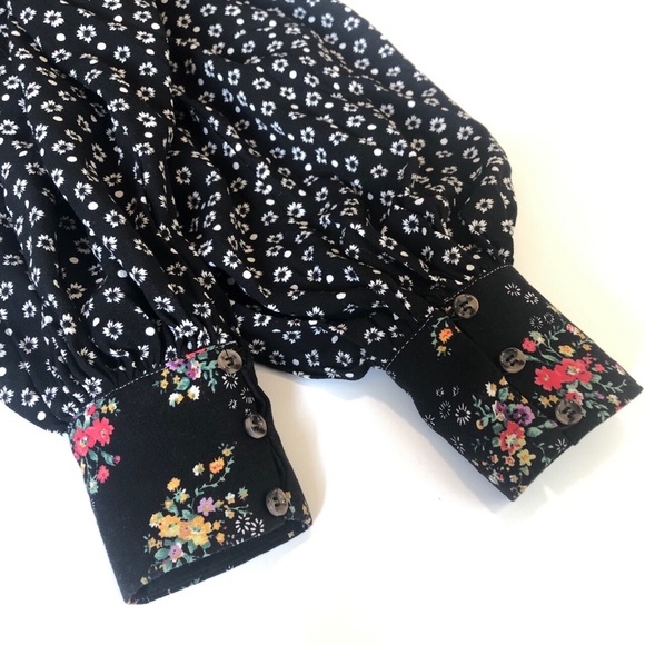 Free People Balloon Sleeve Printed Dress - Picture 4 of 5